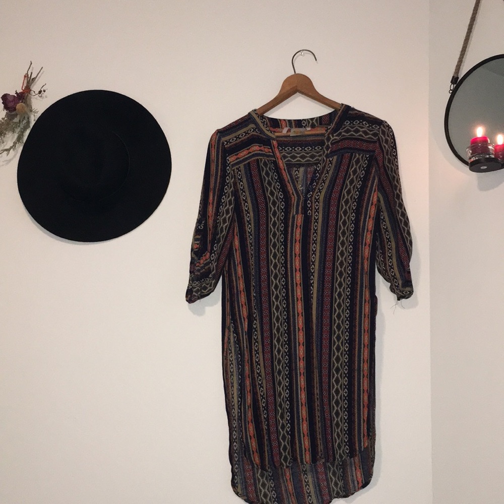 Boho pattern dress